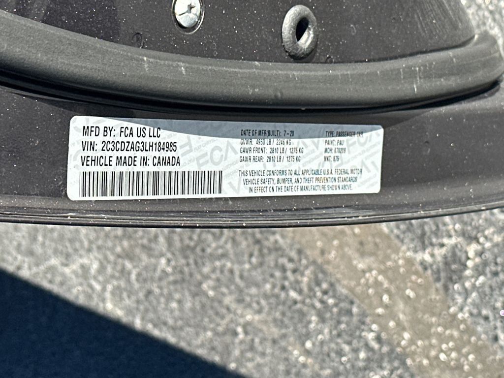 2020 Dodge Challenger SXT