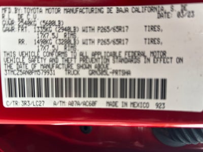 2023 Toyota Tacoma TRD Sport V6