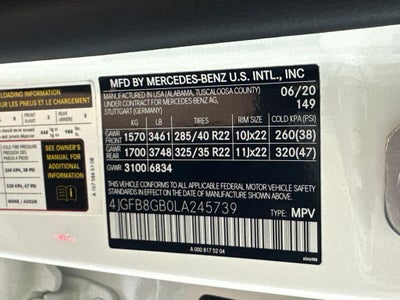 2020 Mercedes-Benz GLE GLE 580 4MATIC®