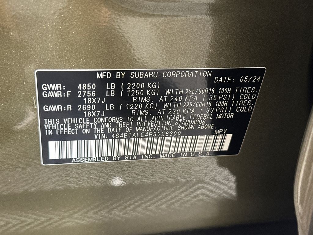2024 Subaru Outback Onyx Edition