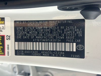 2023 Toyota Camry SE