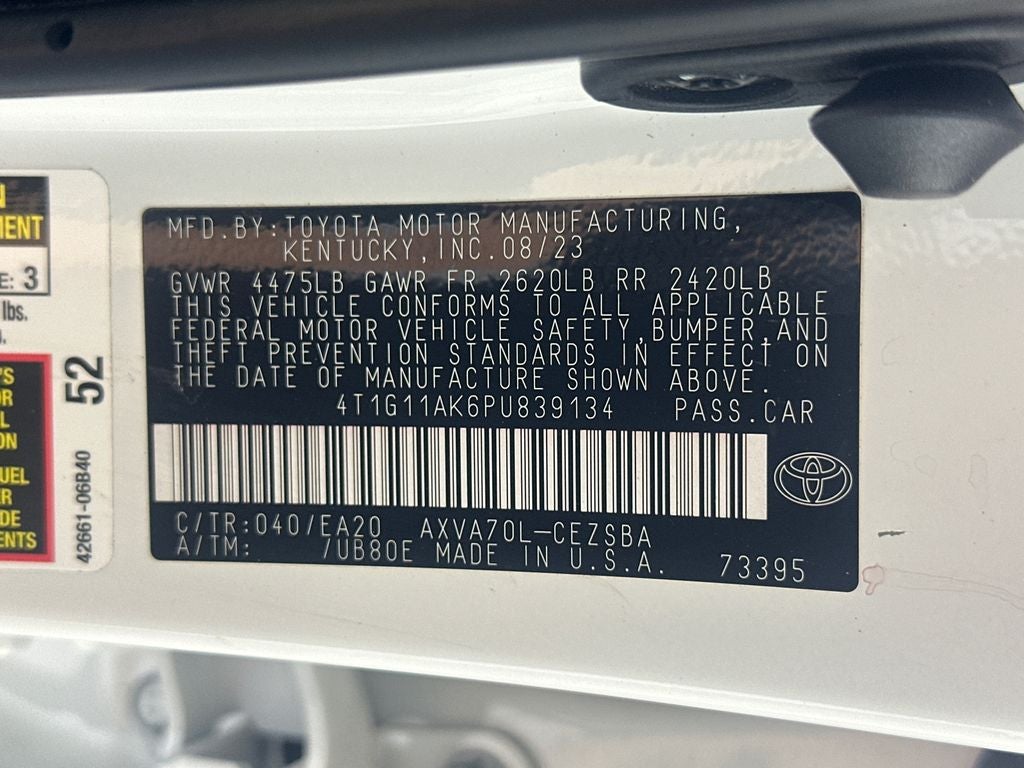 2023 Toyota Camry SE