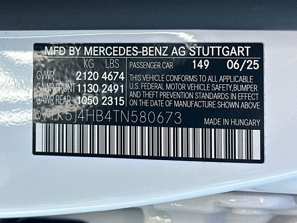 2026 Mercedes-Benz CLA CLA 250 4MATIC®