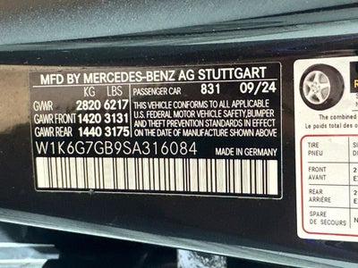 2025 Mercedes-Benz S-Class S 580 4MATIC®