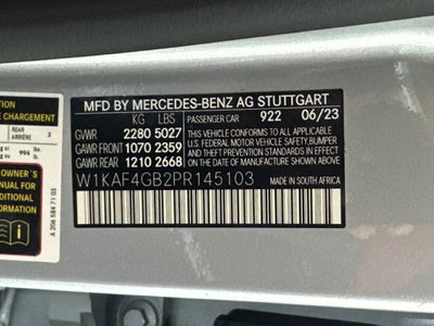 2023 Mercedes-Benz C-Class C 300