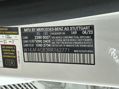 2024 Mercedes-Benz C-Class C 300