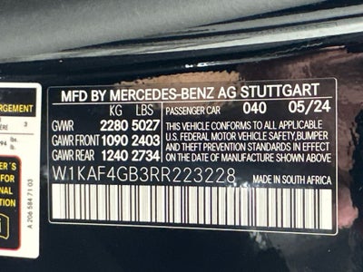 2024 Mercedes-Benz C-Class C 300