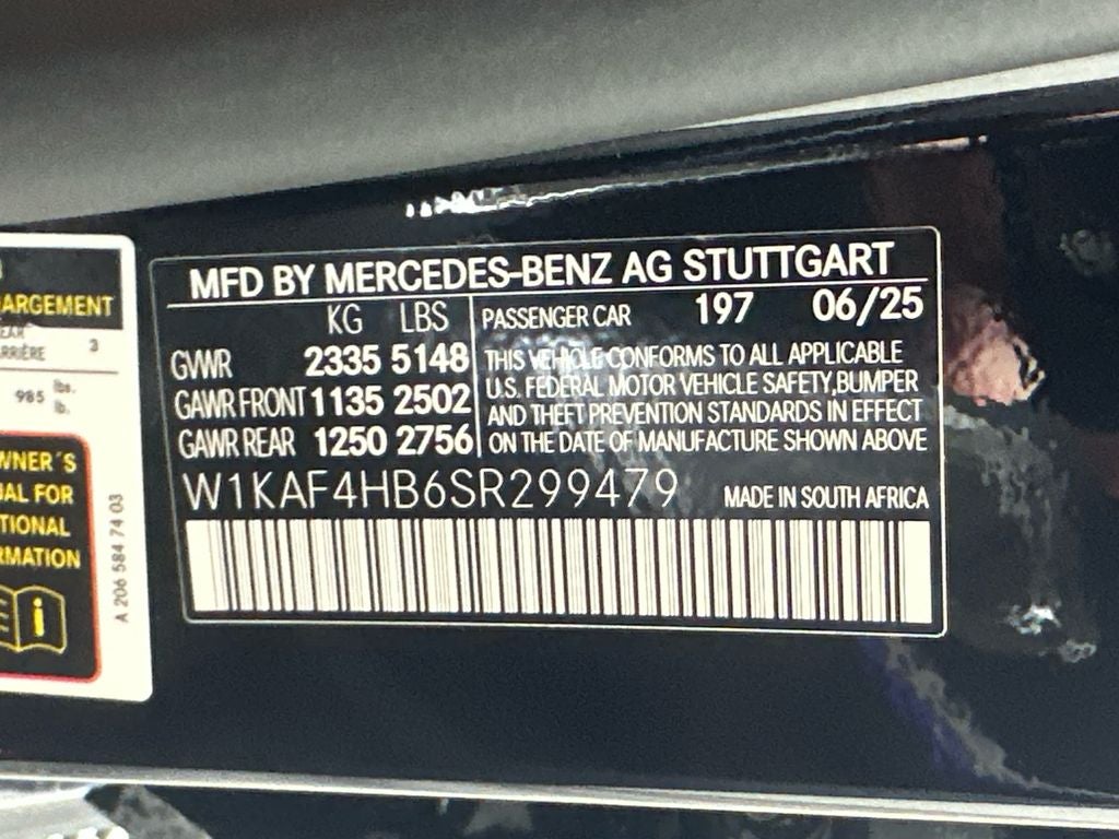 2025 Mercedes-Benz C-Class C 300 4MATIC®
