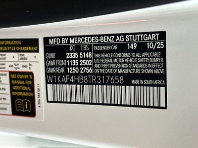 2026 Mercedes-Benz C-Class C 300 4MATIC®