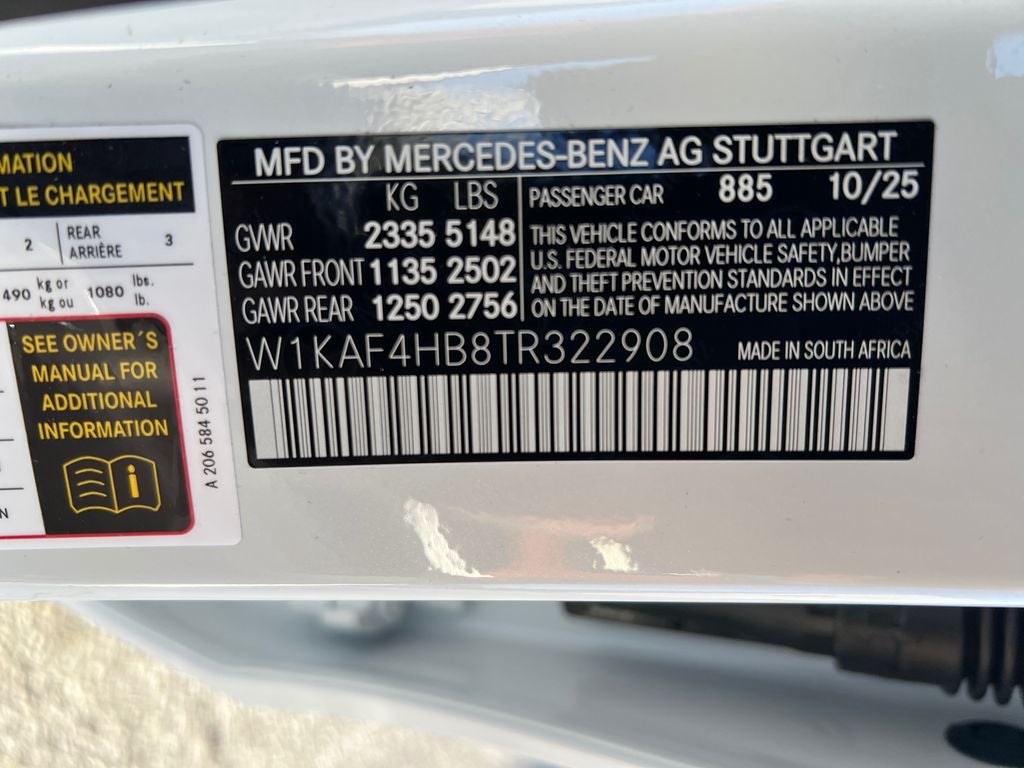 2026 Mercedes-Benz C-Class C 300 4MATIC®