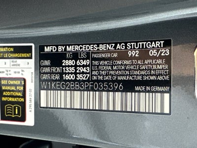 2023 Mercedes-Benz EQE 350+ Sedan Base