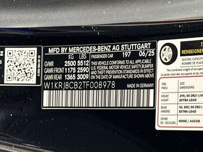 2026 Mercedes-Benz AMG® GT 63 S E Performance 4MATIC®