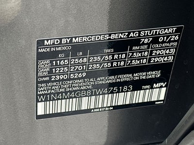 2026 Mercedes-Benz GLB GLB 250