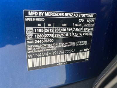 2026 Mercedes-Benz GLB GLB 250 4MATIC®