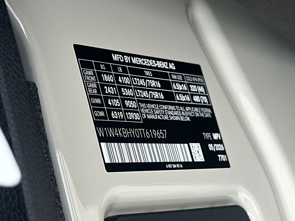 2026 Mercedes-Benz Sprinter 2500 Crew 144 WB