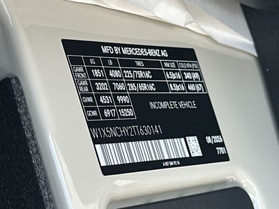2026 Mercedes-Benz Sprinter 3500 Cargo 170 WB High Roof