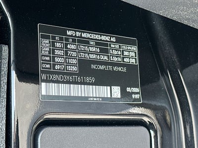 2026 Mercedes-Benz Sprinter 3500XD Cargo 170 WB