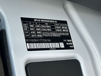 2026 Mercedes-Benz Sprinter 2500 Cargo 144 WB