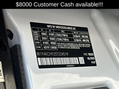 2025 Mercedes-Benz Sprinter 2500 Cargo 170 WB High Roof