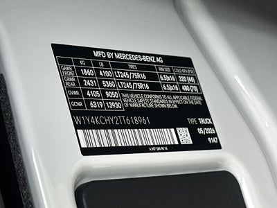 2026 Mercedes-Benz Sprinter 2500 Cargo 170 WB High Roof