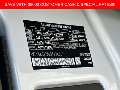 2025 Mercedes-Benz Sprinter 2500 Cargo 170 WB High Roof
