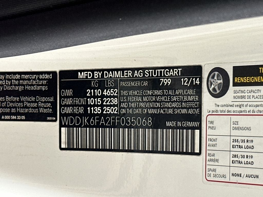 2015 Mercedes-Benz SL-Class SL 400 Roadster