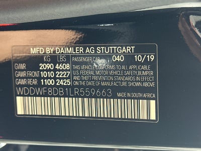 2020 Mercedes-Benz C-Class C 300