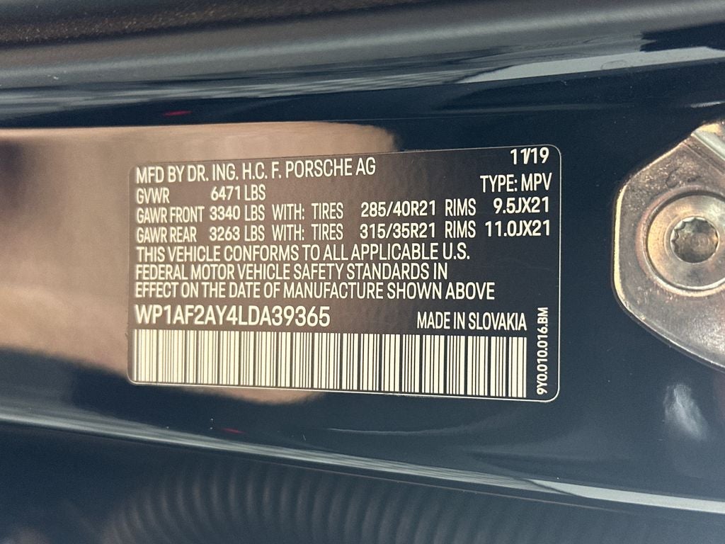 2020 Porsche Cayenne Turbo