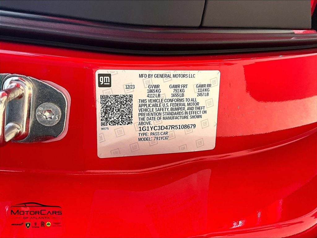 2024 Chevrolet Corvette Stingray 3LT