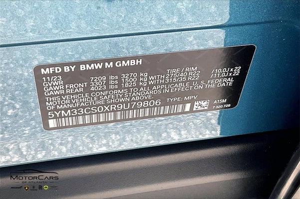2024 BMW XM ..Special Order Color!! in Charlotte, GA - Krause Auto Group