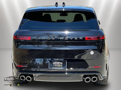 2024 Land Rover Range Rover Sport SV Edition One Obsidian Black