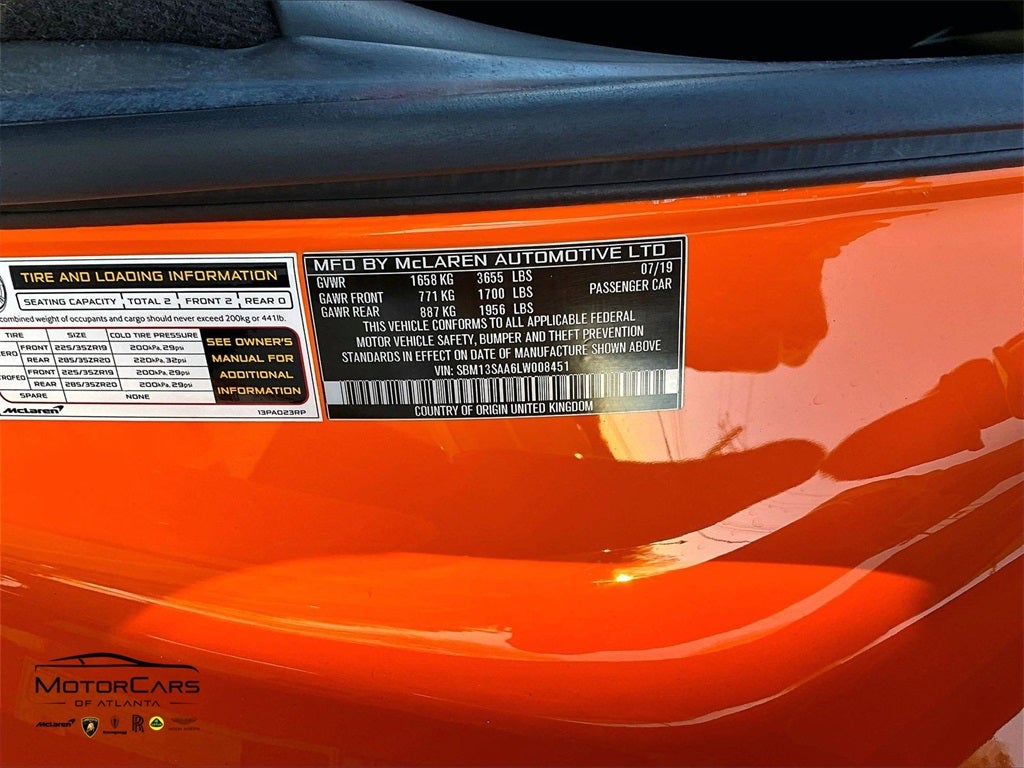 2020 McLaren 600LT Spider Base