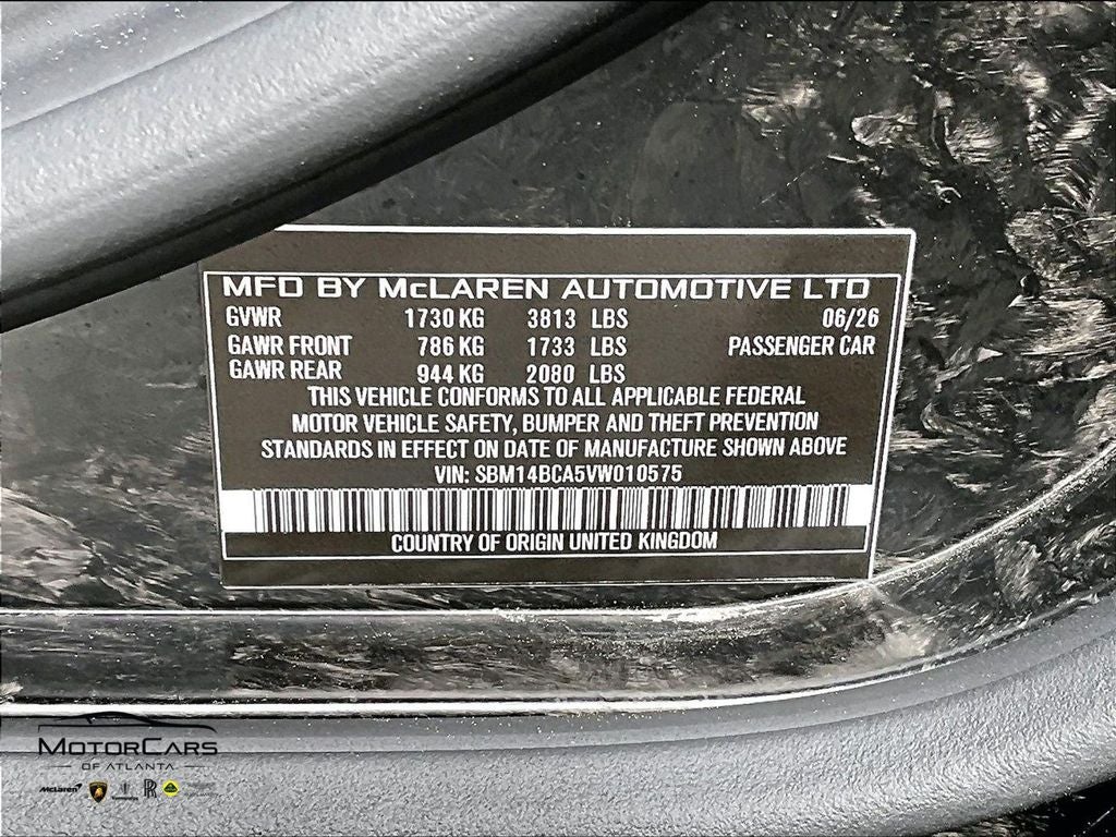 2027 McLaren 750S Spider Base