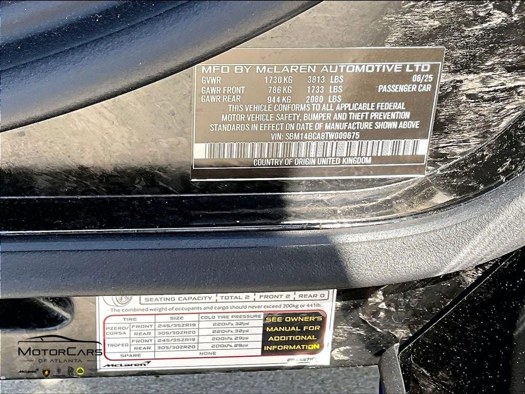 2026 McLaren 750S Spider Base