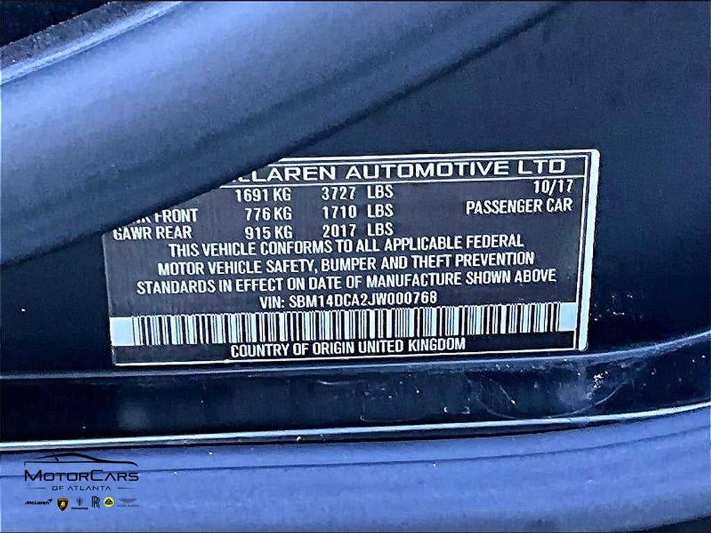 2018 McLaren 720S Base