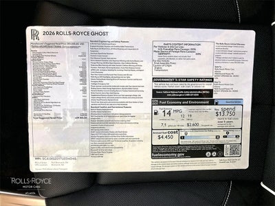 2026 Rolls-Royce Ghost Black Badge