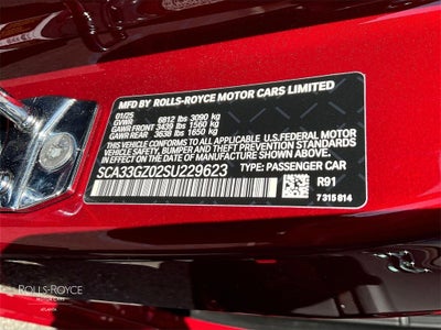 2025 Rolls-Royce Ghost Black Badge