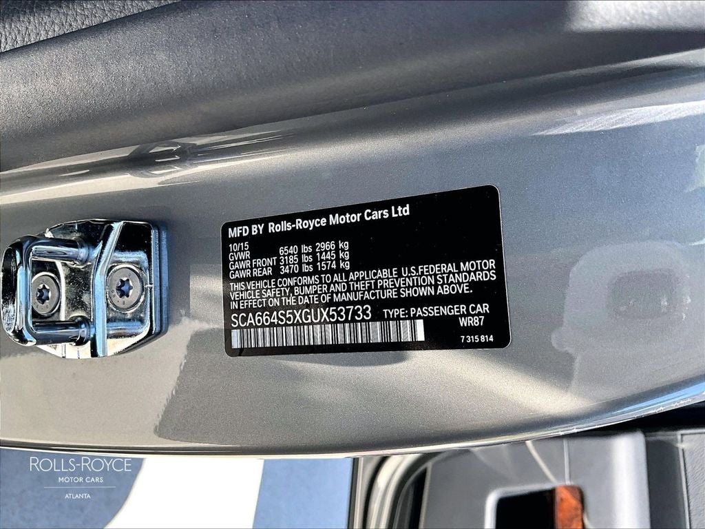 2016 Rolls-Royce Ghost 