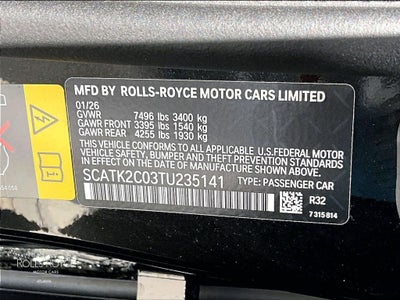 2026 Rolls-Royce Spectre 