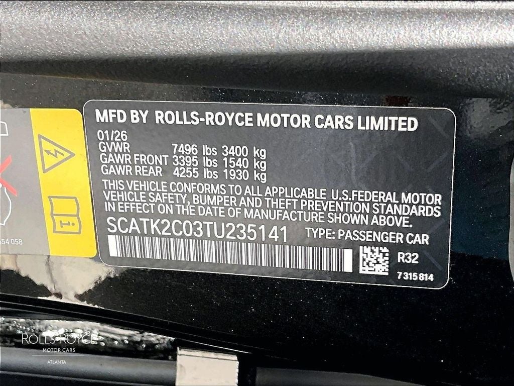 2026 Rolls-Royce Spectre 