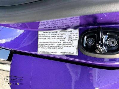 2026 Lotus Emira V6 SE Racing Line