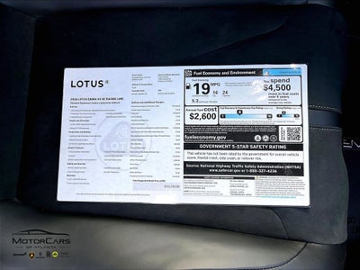 2026 Lotus Emira V6 SE Racing Line