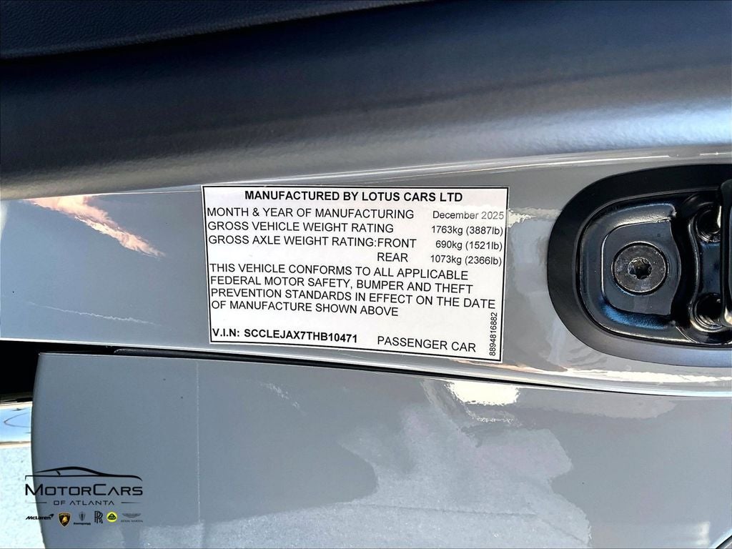 2026 Lotus Emira V6 SE Racing Line