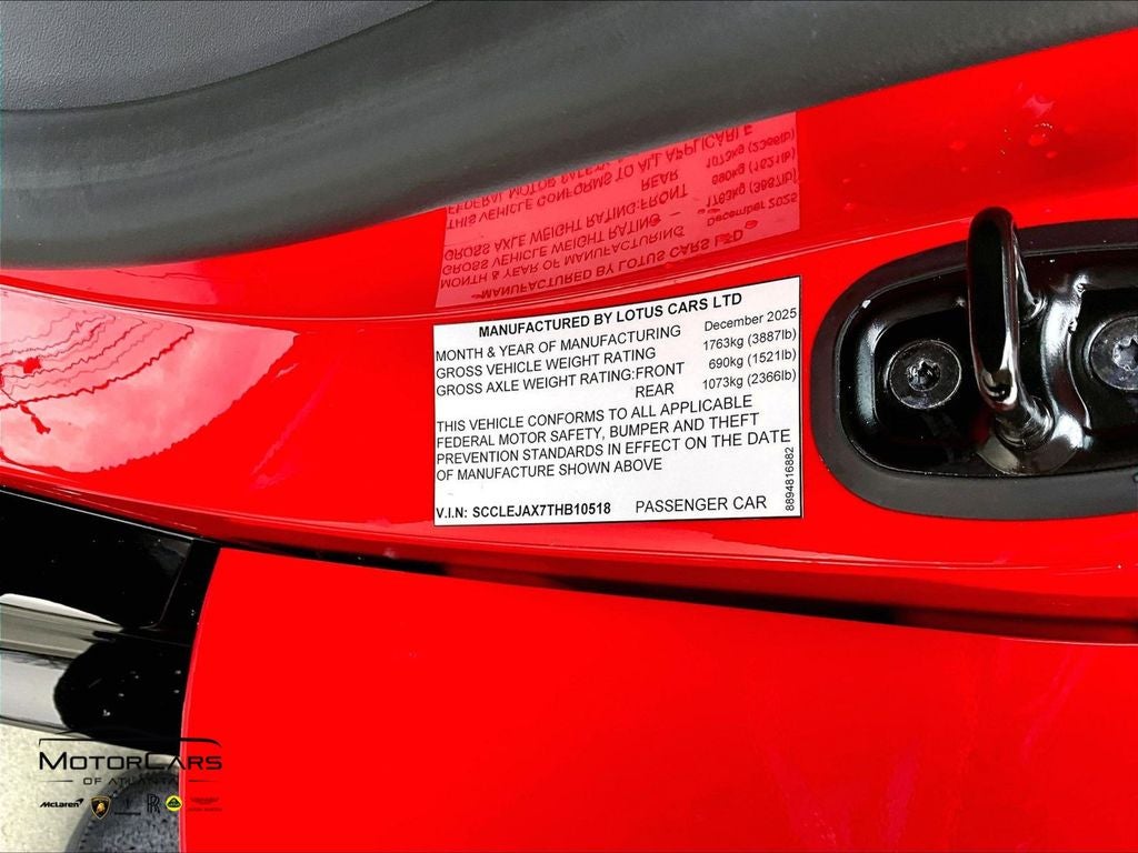 2026 Lotus Emira V6 SE