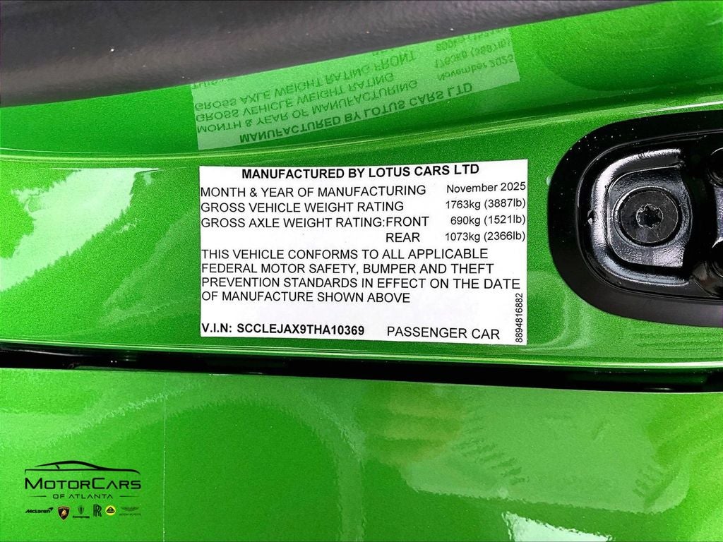 2026 Lotus Emira V6 SE Racing Line