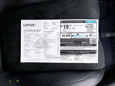 2026 Lotus Emira V6 SE Racing Line