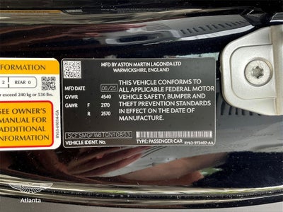 2026 Aston Martin Vantage Coupe