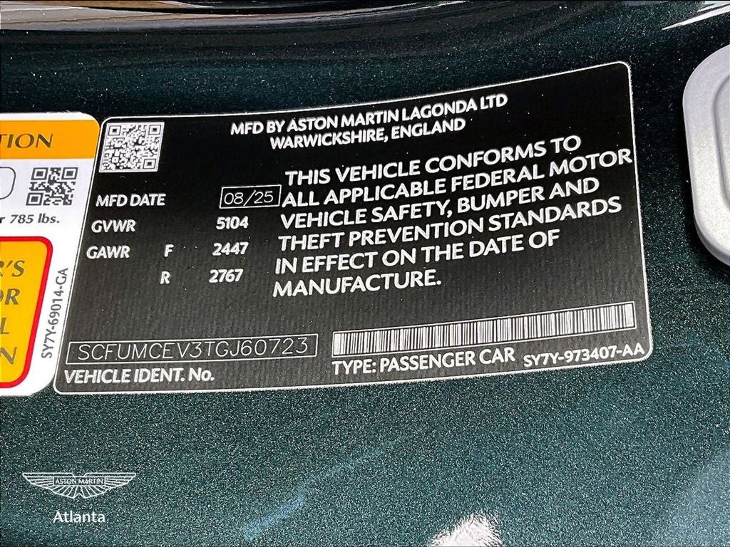 2026 Aston Martin Vanquish V12