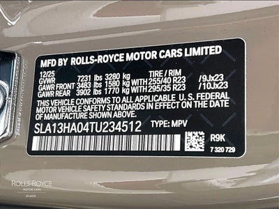 2026 Rolls-Royce Cullinan 