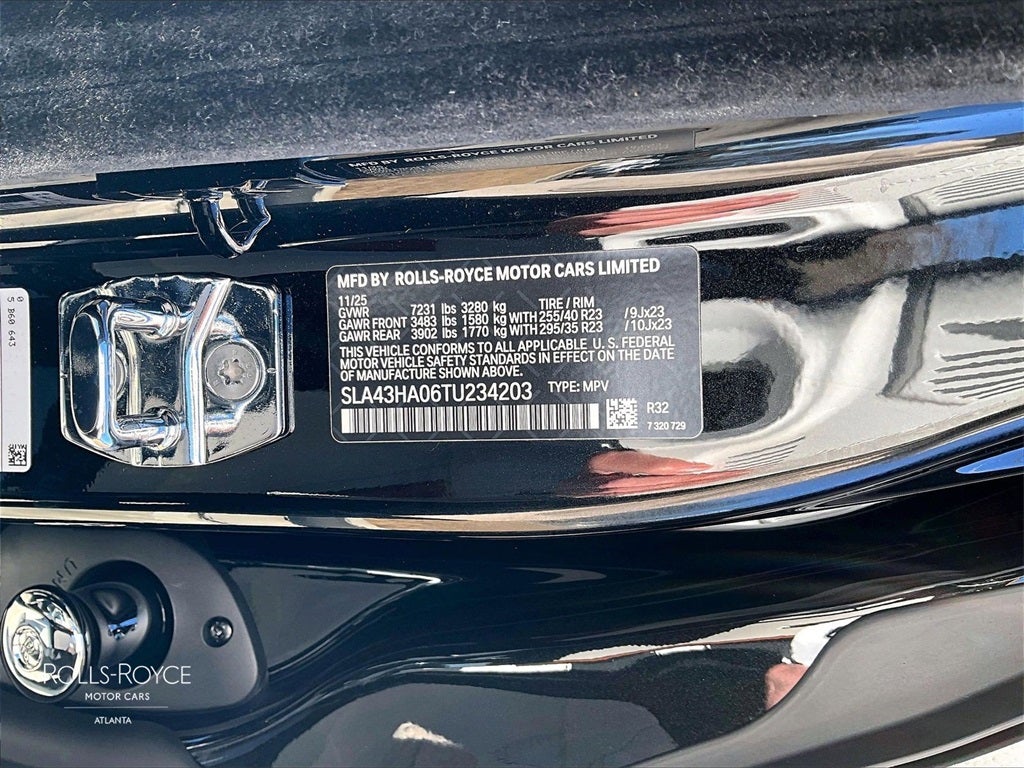 2026 Rolls-Royce Cullinan Black Badge